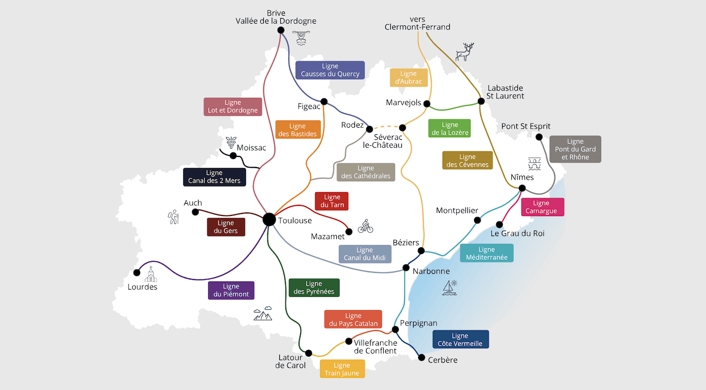 Voyage en France&nbsp;: trois destinations futées à découvrir - Occitanie rail tour