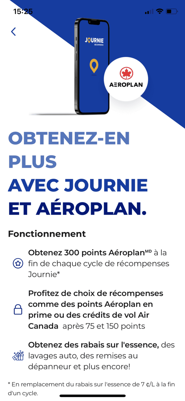 Récompenses Journie&nbsp;: Guide Ultime - journie aeroplan2