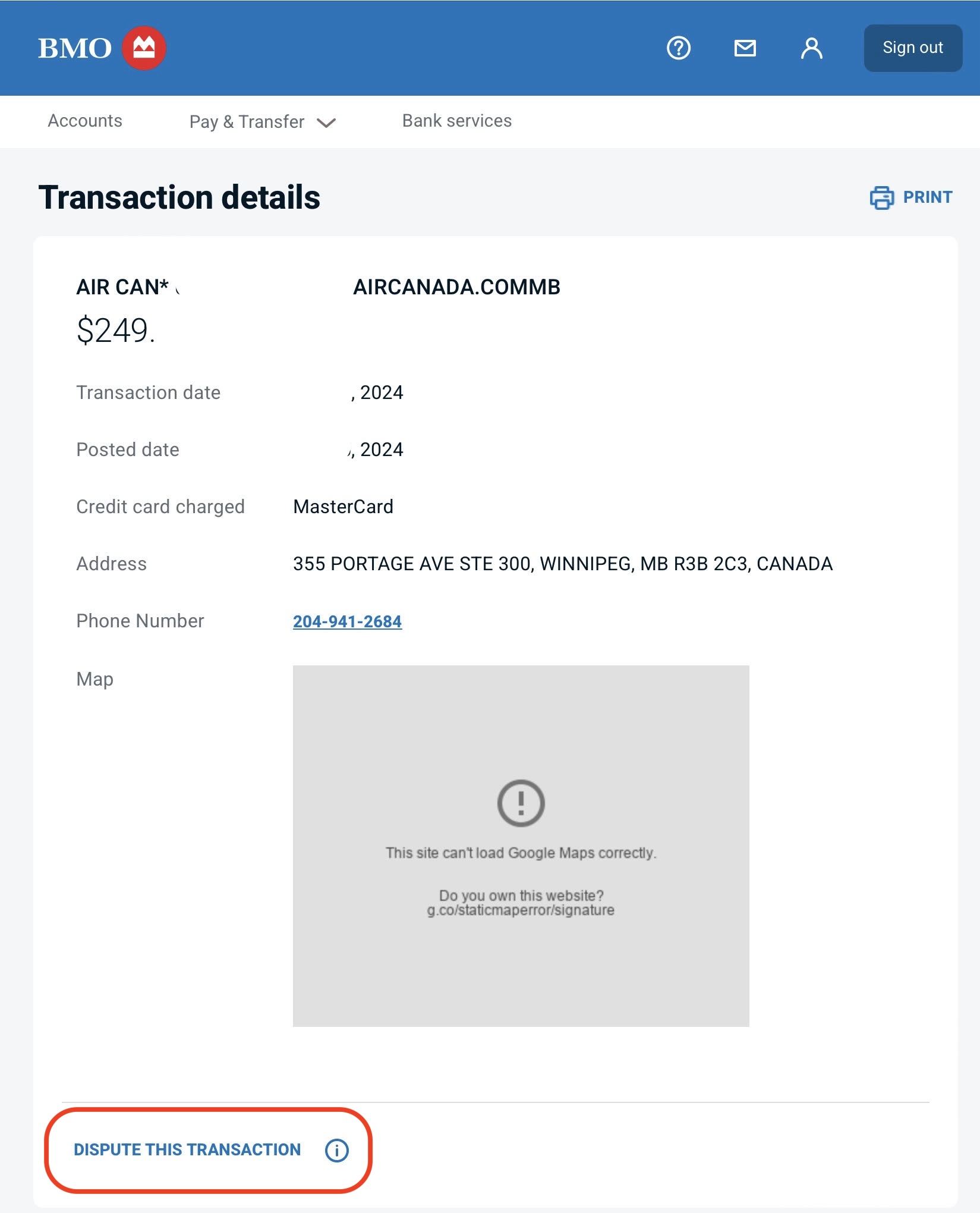 How to get a refund for a Lynx Air flight? - BMO retrofacturation