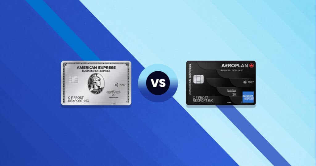 Business Platinum Card vs American Express Aeroplan Business Reserve Card