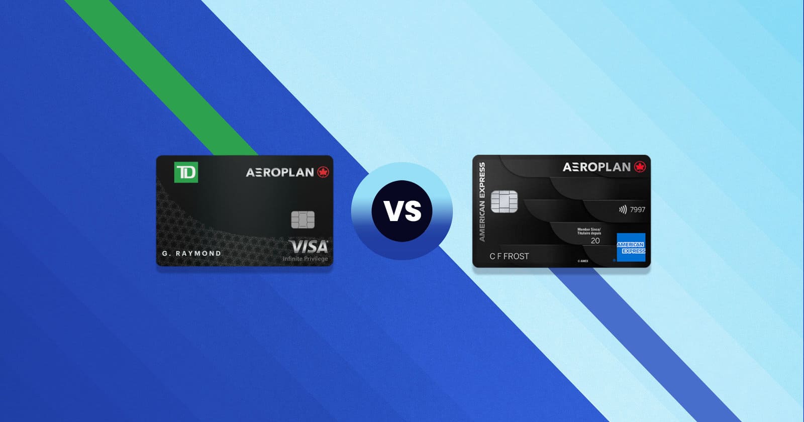 American Express Aeroplan Reserve Card vs TD Aeroplan Visa Infinite Privilege Card