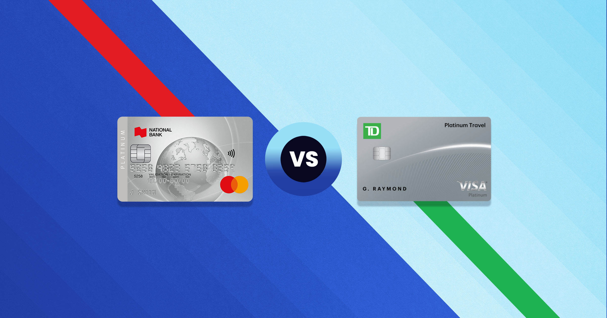 TD Platinum Travel Visa Card and National Bank Platinum Card