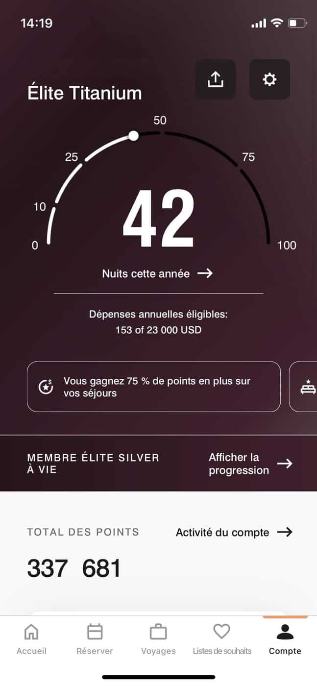 Marriott Bonvoy: What are elite nights? - Nuits élites Marriott Bonvoy avec cartes USA
