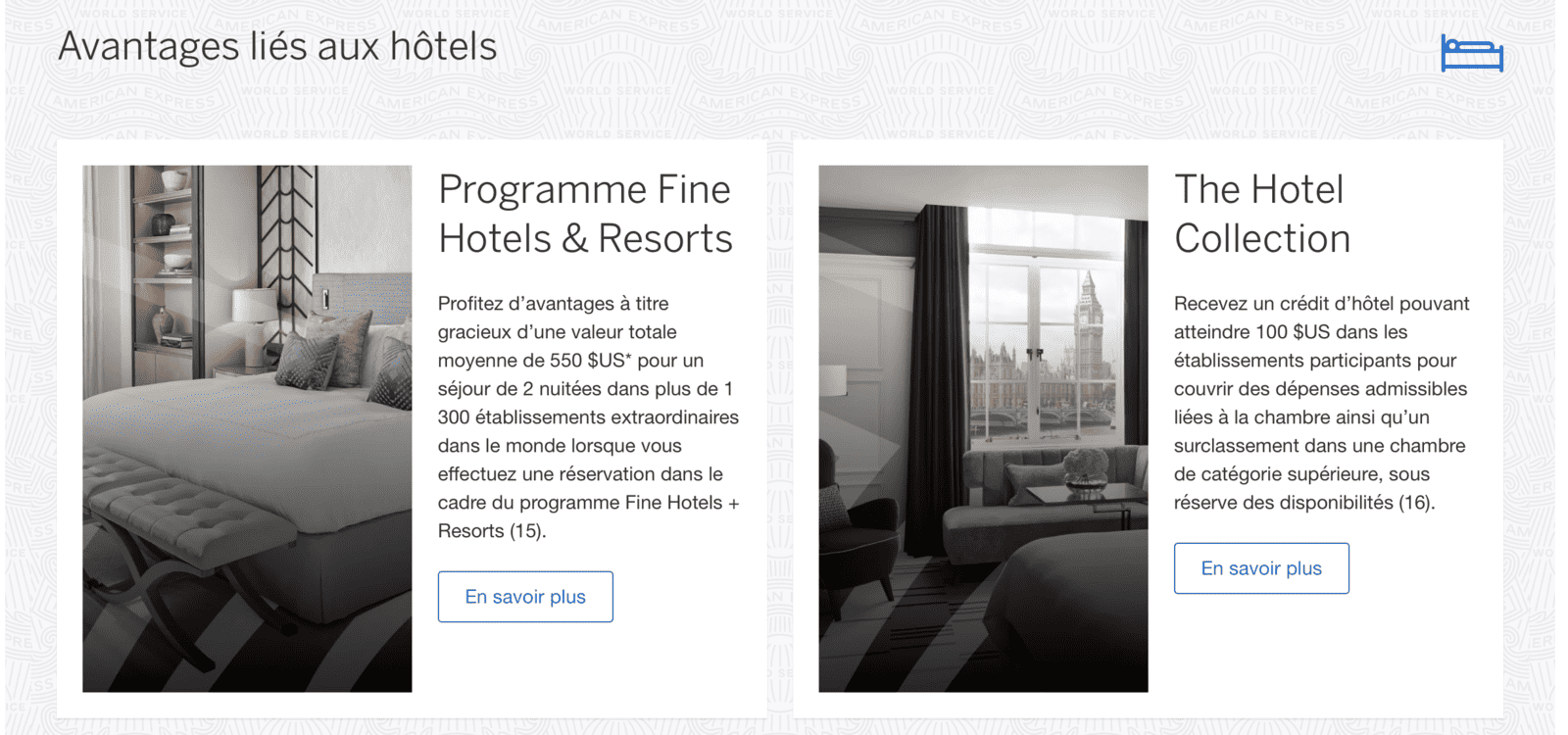 American Express&nbsp;: Comment activer les avantages liés à la carte de Platine d’American Express? - Platine Avantage Hotels