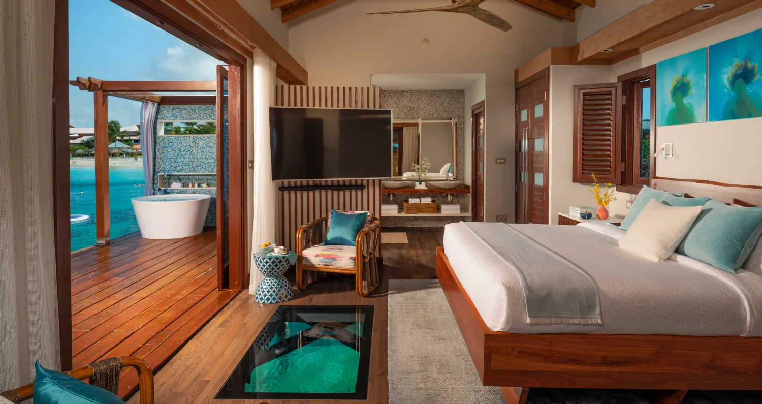 Our Guide to Overwater Villas Around the World - Sandals Grande St.Lucian