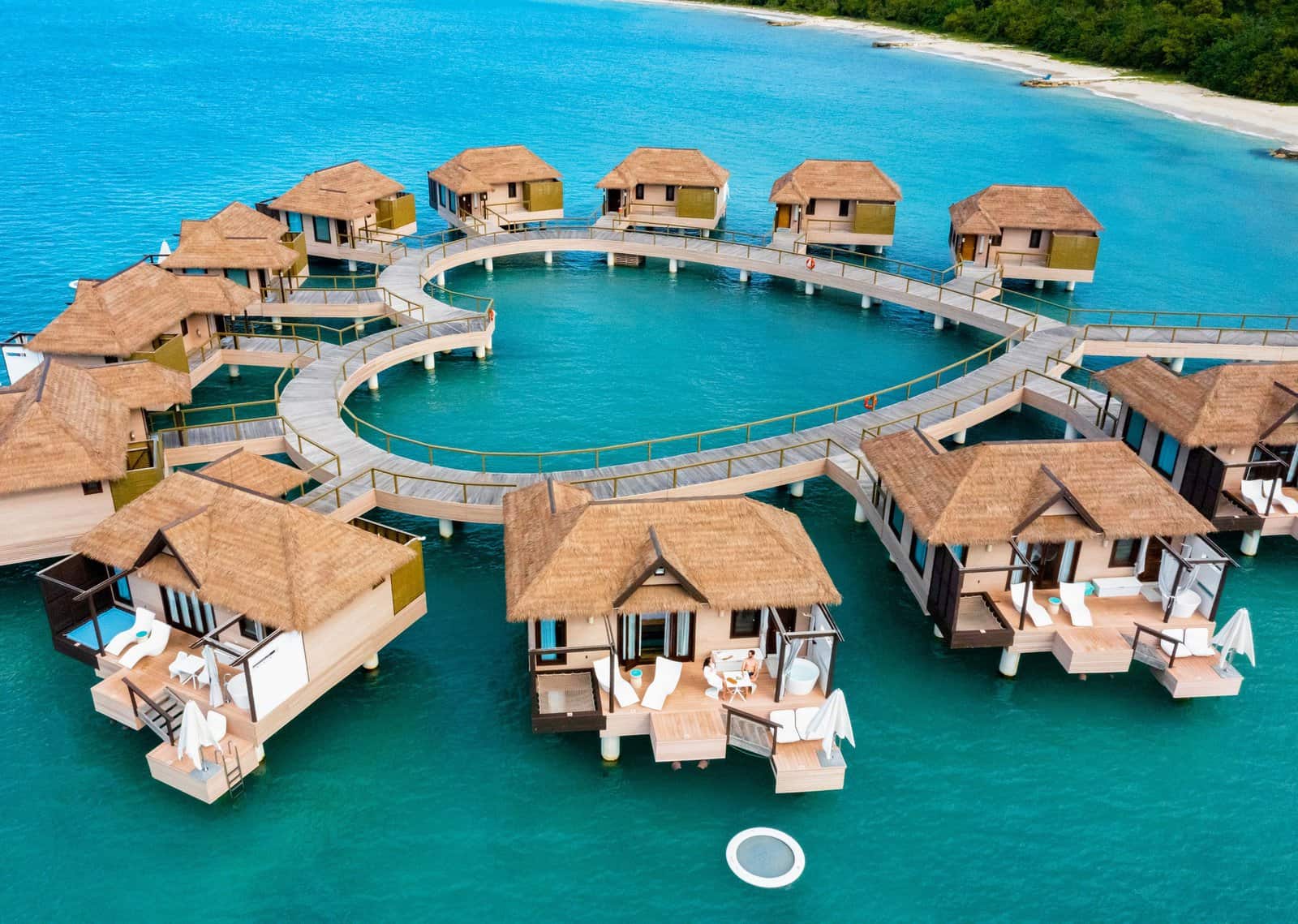 Our Guide to Overwater Villas Around the World - Sandals South Coast Over The Water Bungalows