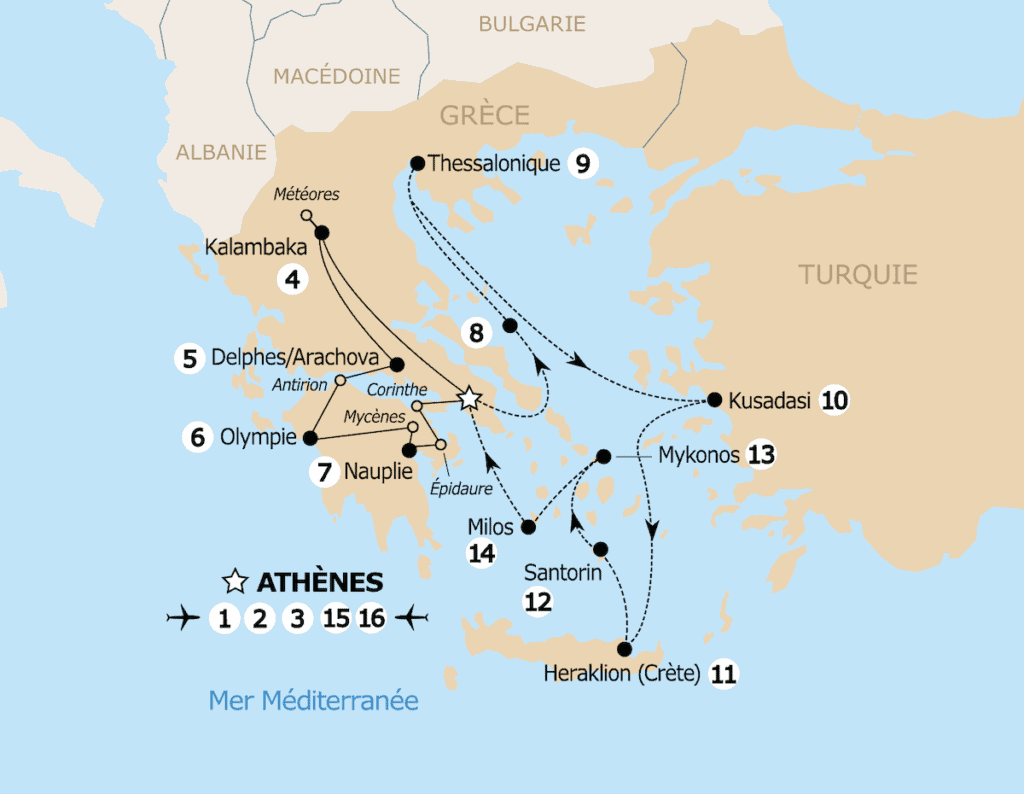 itineraire grece turquie