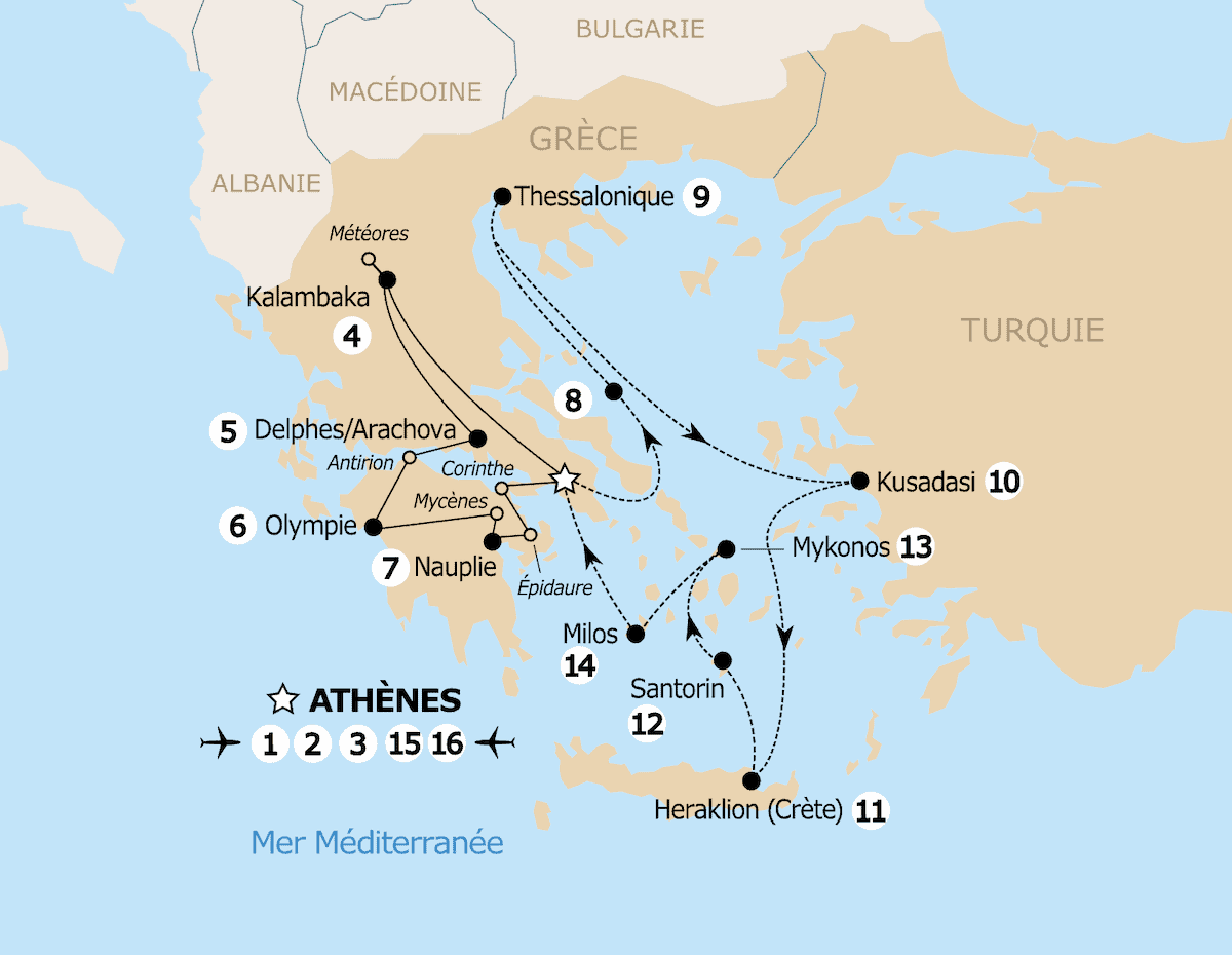 Transat&nbsp;: les meilleurs circuits pour découvrir le monde - itineraire grece turquie