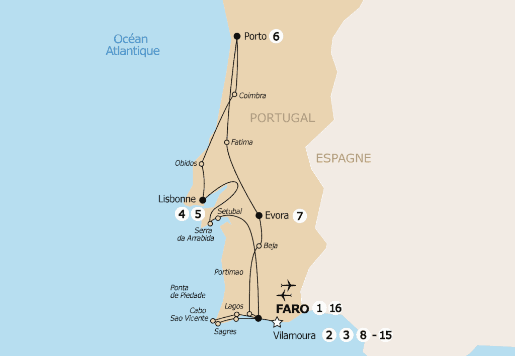 itineraire portugal