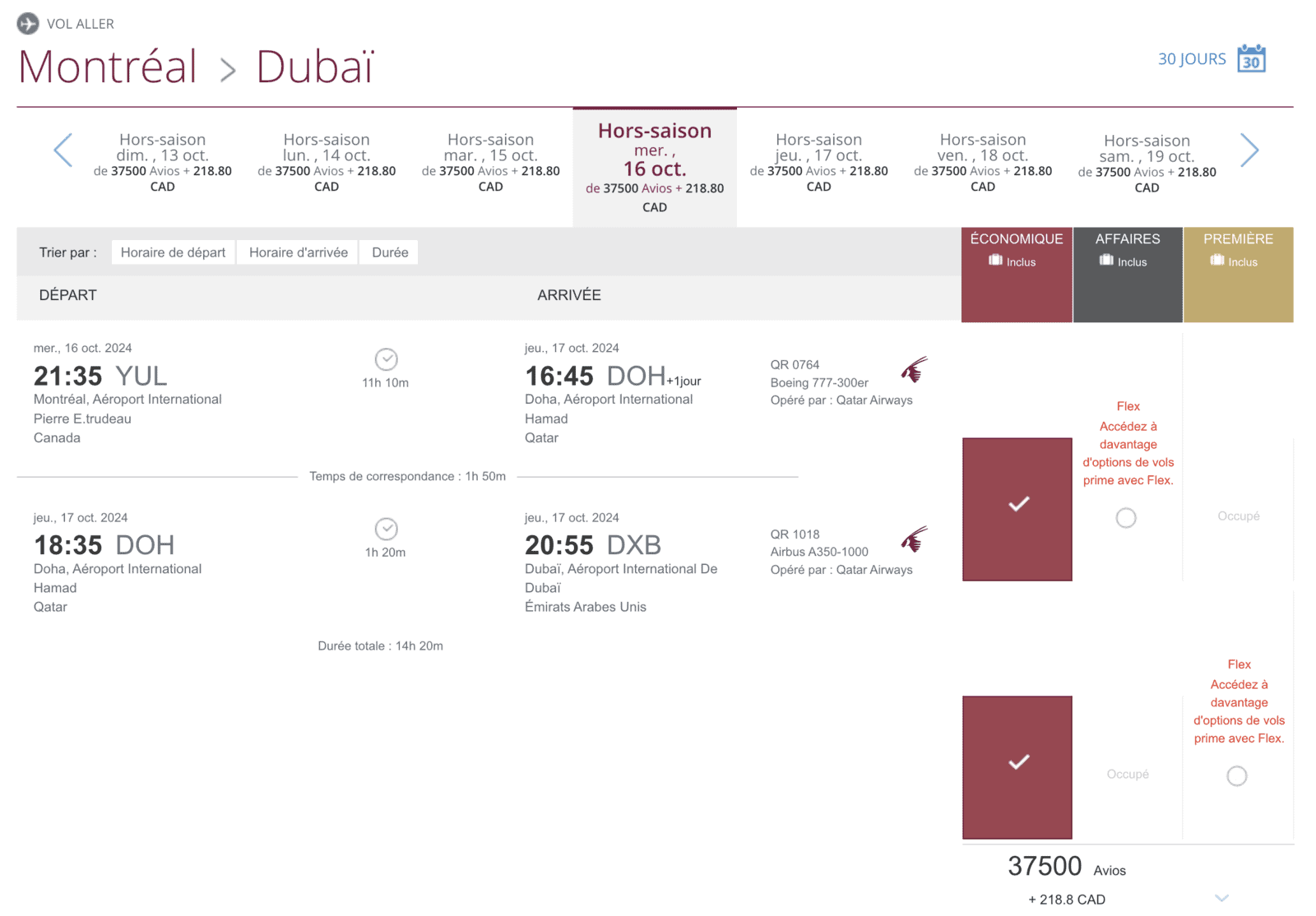 Émirats arabes unis&nbsp;: les activités incontournables à faire à Dubaï - yul doh dxb qr fr