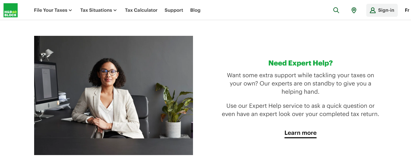 Evaluation of tax return company H&R Block - 04. HR Block