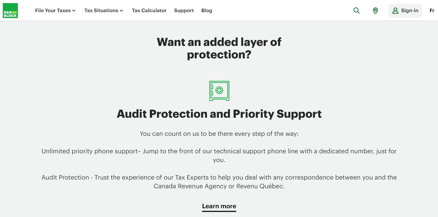 Evaluation of tax return company H&R Block - 05. HR Block