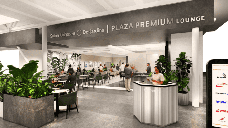 Montréal-Trudeau YUL&nbsp;: Ouverture du Salon Odyssée Desjardins - Plaza Premium Lounge (Transfrontalier) - 2Salon Odyssée Desjardins – Plaza Premium Lounge