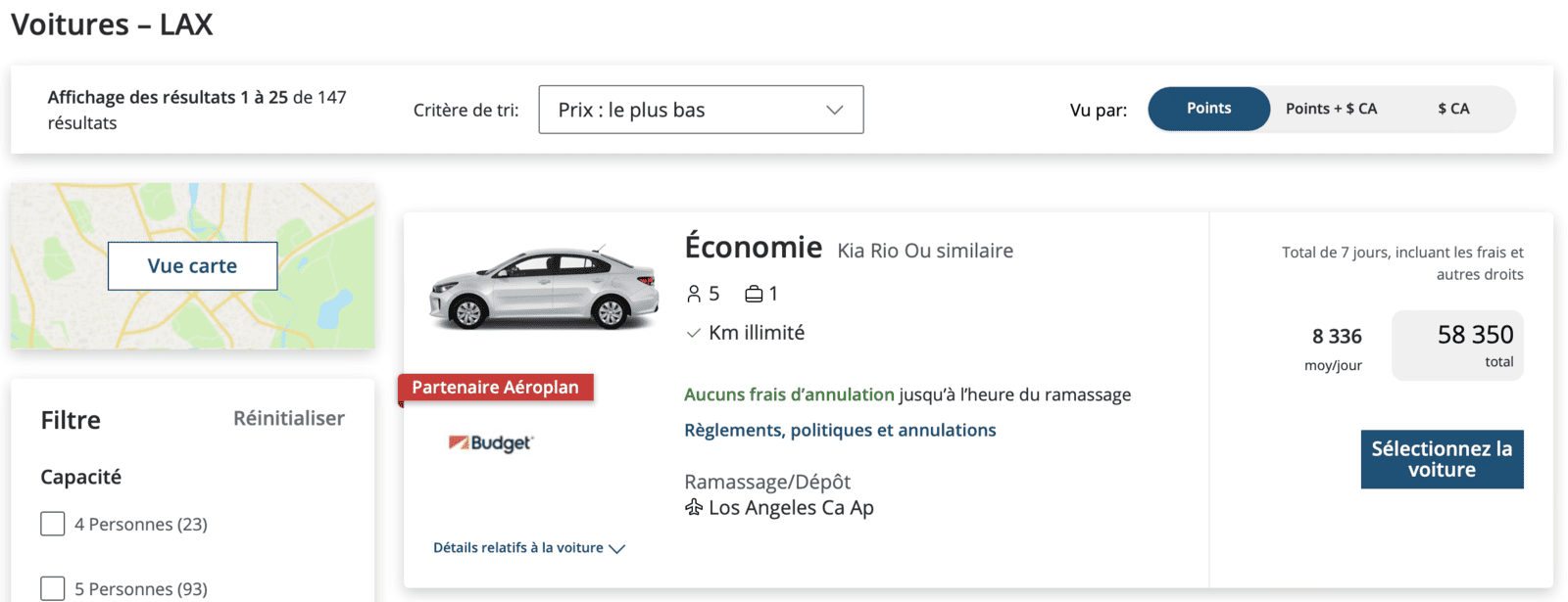 Guide du débutant au programme Aéroplan : tout ce qu’il faut savoir - Aéroplan voiture