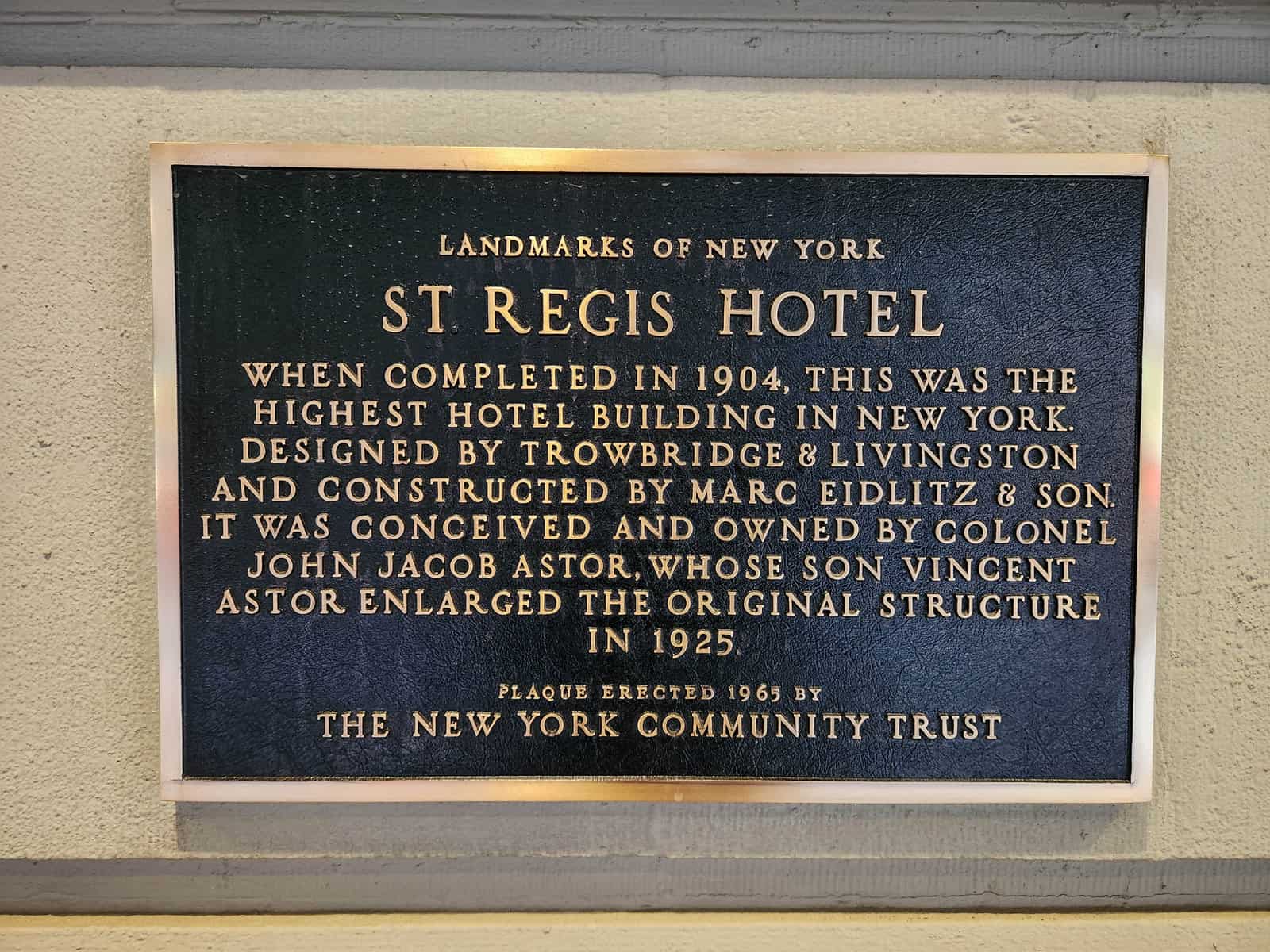Review: St. Regis New York | Marriott Bonvoy - Exterior -7