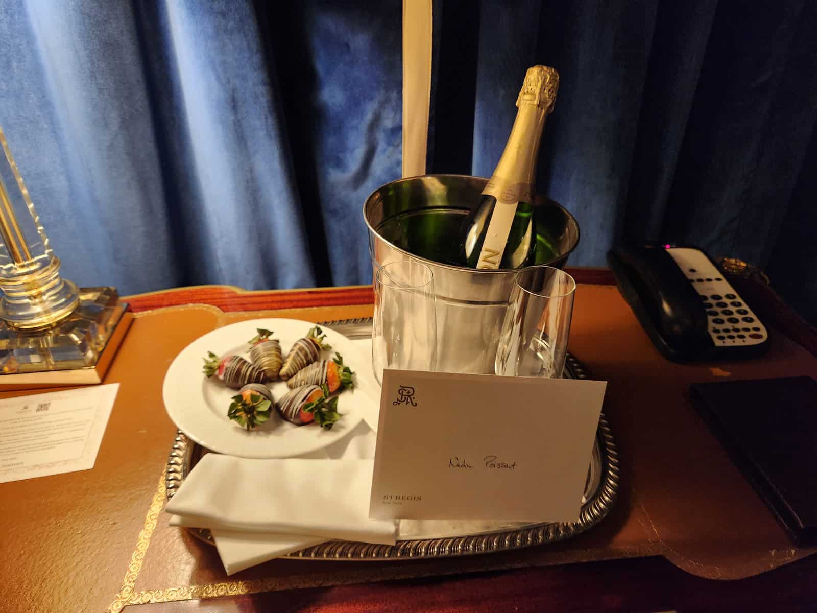 Review: St. Regis New York | Marriott Bonvoy - Room amenities