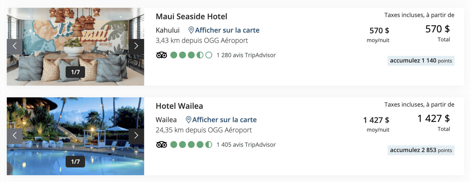7 stratégies pour économiser sur la réservation d’hôtels indépendants - aeroplan hotels maui fr