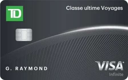 carte visa infinite td classe ultime voyages