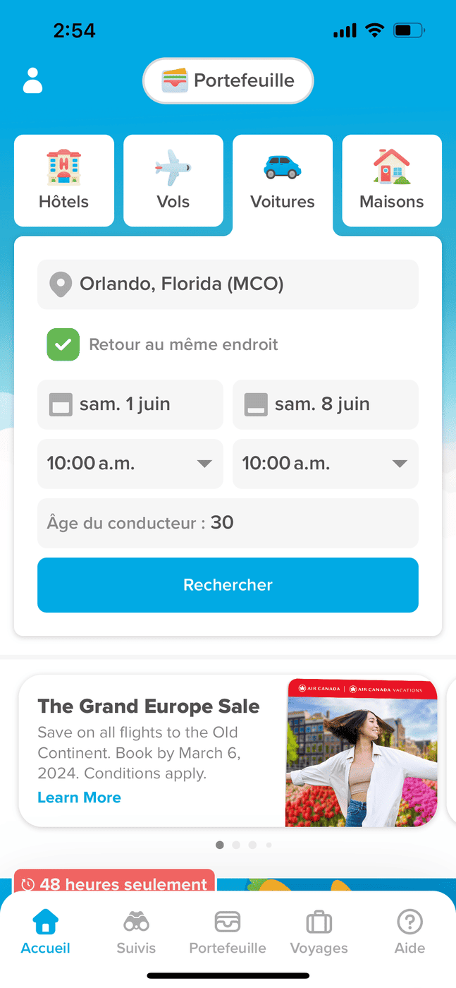 Hopper&nbsp;: l’application pour économiser sur vos réservations de voyage - hopper 6954
