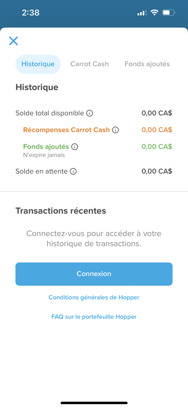 Hopper&nbsp;: l’application pour économiser sur vos réservations de voyage - hopper portefeuille 6946
