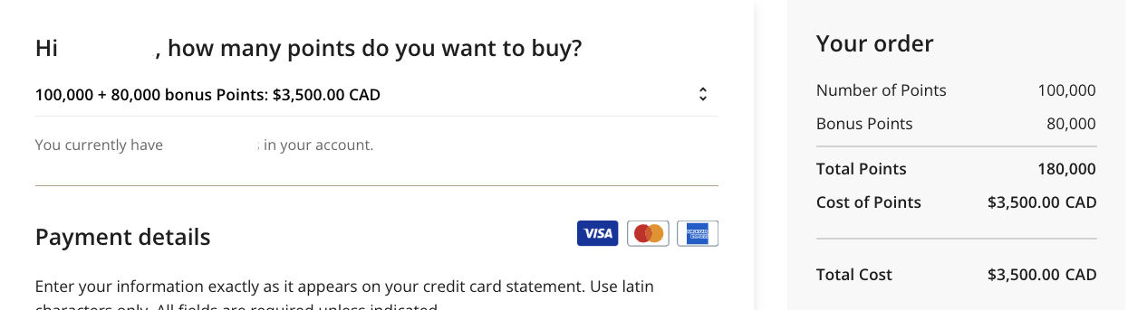 Aeroplan Sweet Spots from Europe - promotion achat points aeroplan