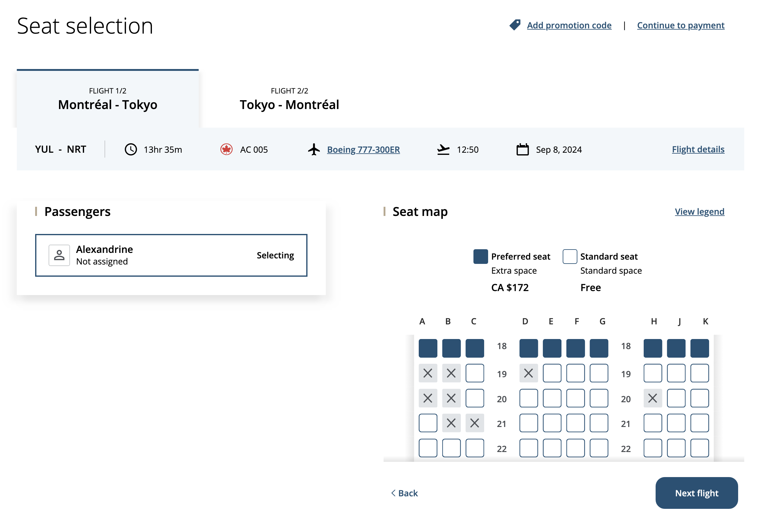 Maximize Your Aeroplan Points For a Trip to Asia - yul-nrt-sieges-fr