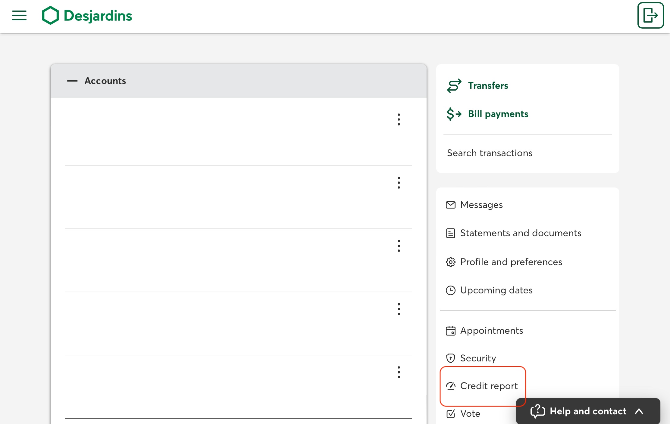 Desjardins: Consult your Equifax and TransUnion credit report for free - AccesD Desjardins