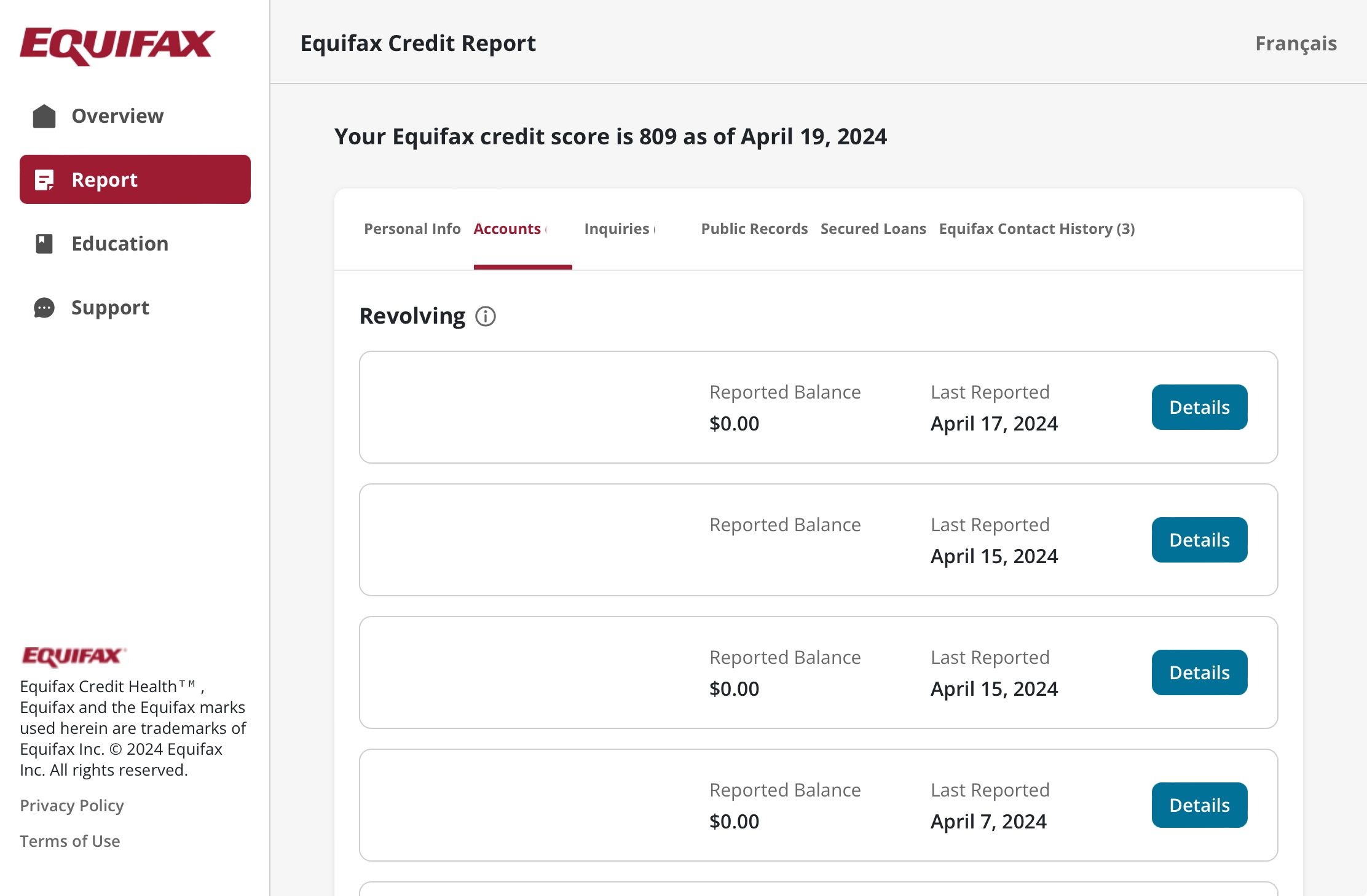 Desjardins: Consult your Equifax and TransUnion credit report for free - Apercu Bien etre financier 2