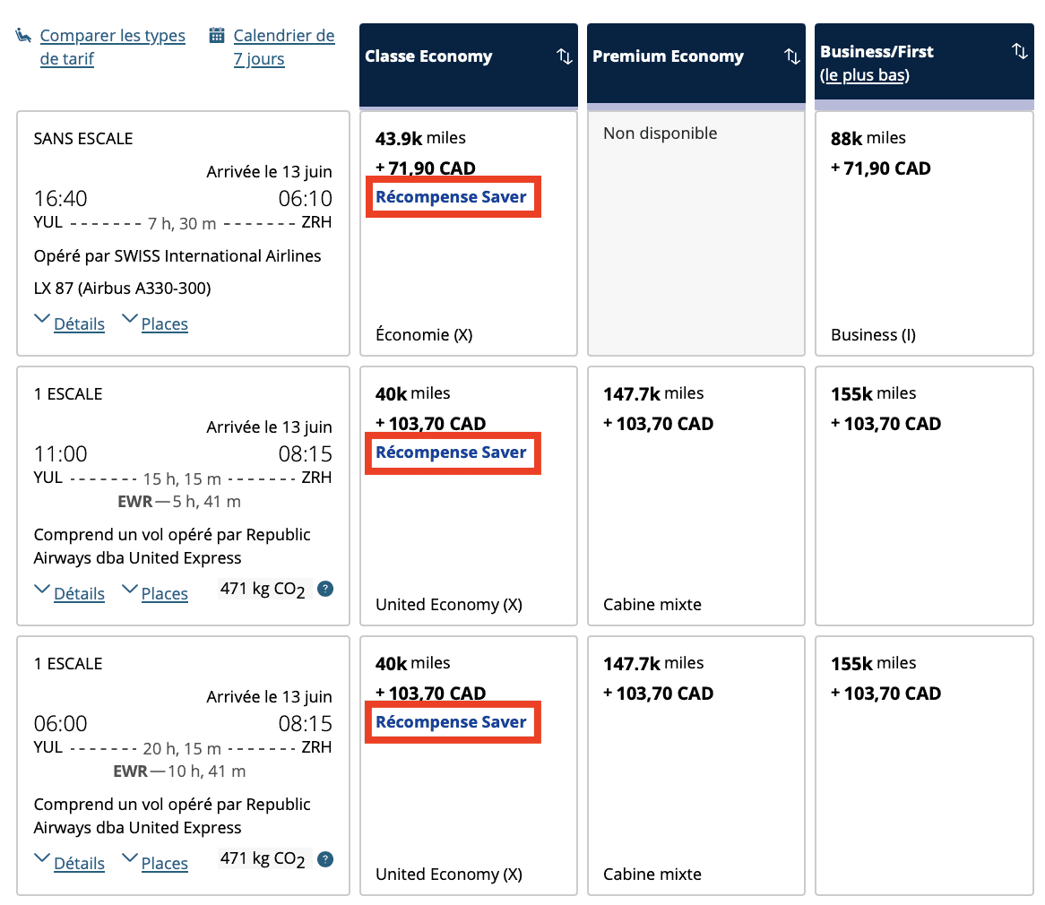 Aéroplan&nbsp;: 10 astuces pour échanger vos points Aéroplan - Astuce echange aeroplan 3