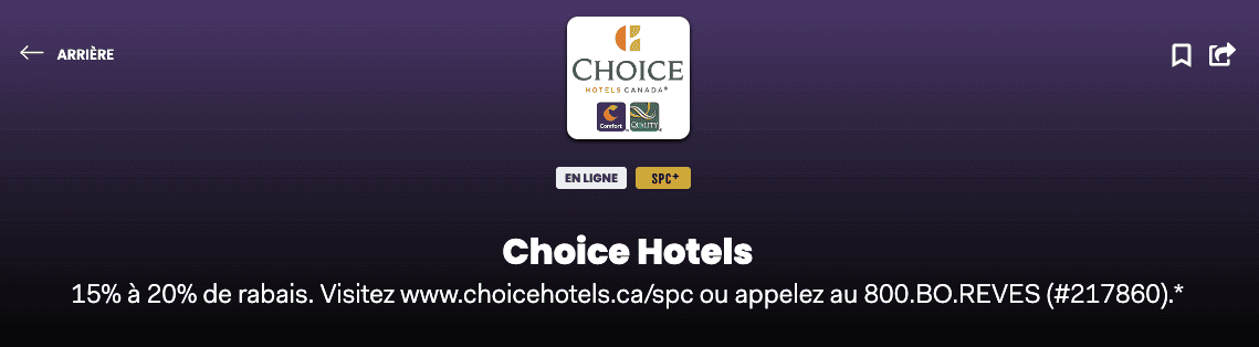 Étudiants et carte SPC&nbsp;: Économisez sur les voyages et les dépenses quotidiennes - SPC choice hotels FR
