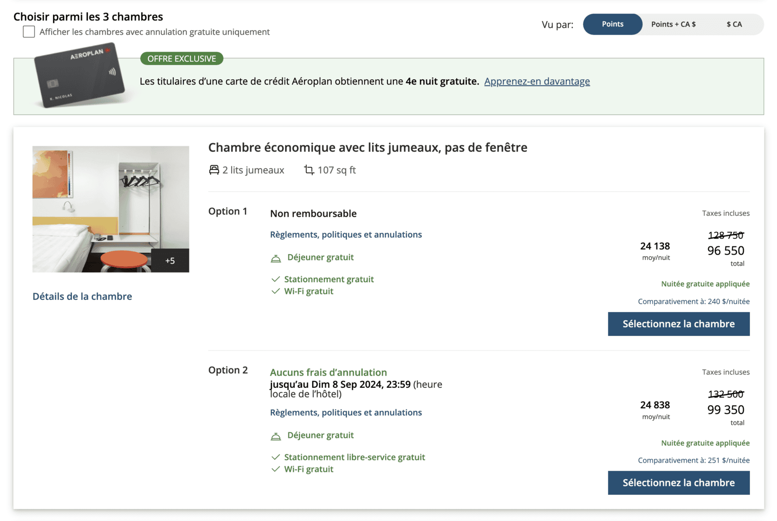 Planifier un voyage de A à Z avec les points Aéroplan - aeroplan hotels3 fr