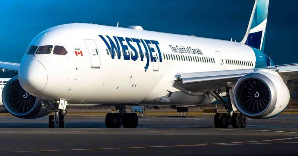 avion westjet