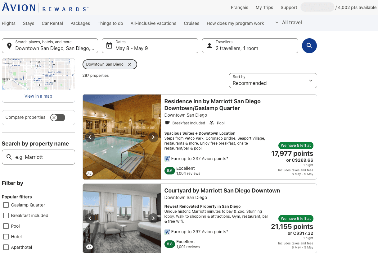 Tutorial: How to Use the $100 Travel Credit From the RBC Avion Visa Infinite Card - hotel rbc avion recompenses
