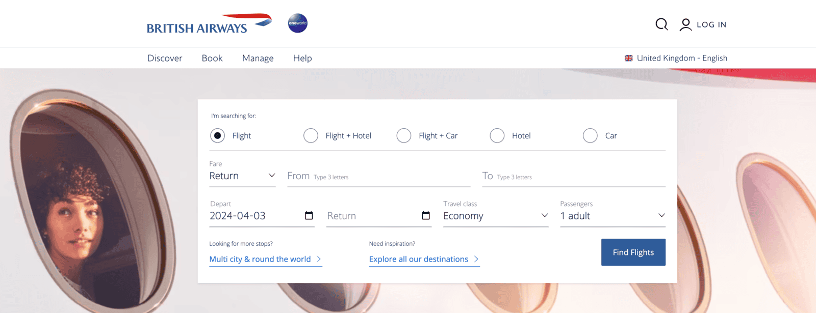 Avios&nbsp;: Réserver un billet prime sur British Airways - reservation avios ba1