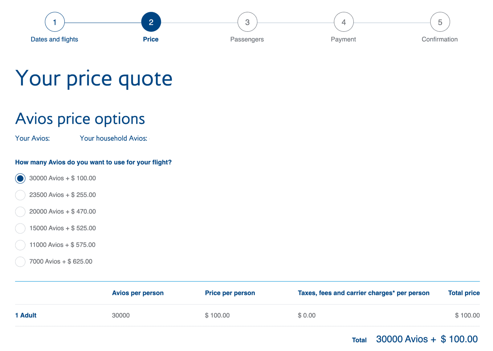 Avios&nbsp;: Réserver un billet prime sur British Airways - reservation avios ba11