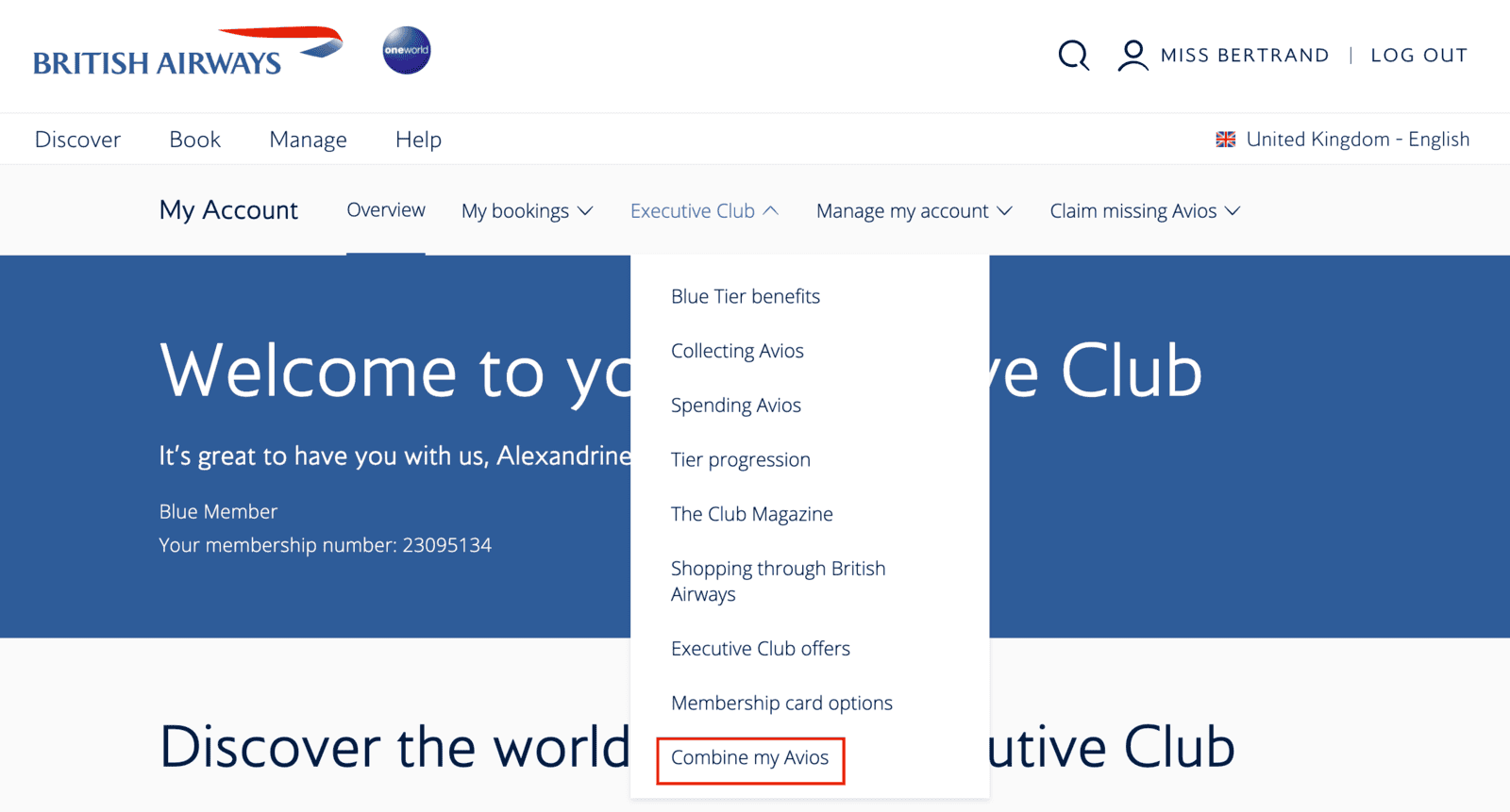 Avios&nbsp;: Réserver un billet prime sur British Airways - reservation avios ba16