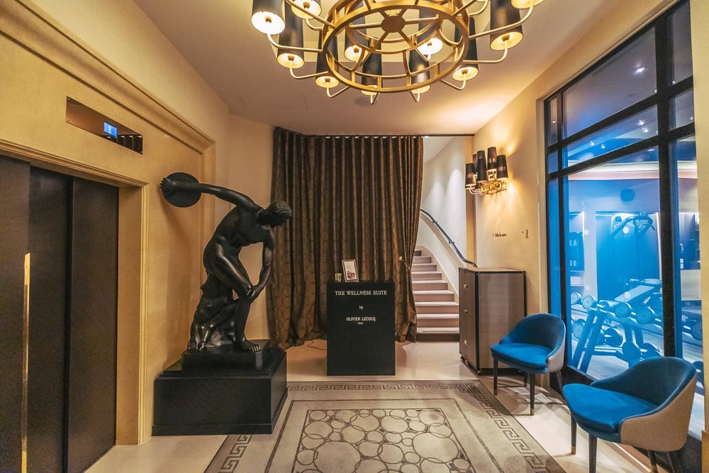Accès spa Prince de Galles a luxury collection hotel Paris 15