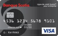 Carte Visa Ligne de crédit Scotia pour entreprise