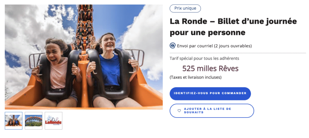air miles la ronde