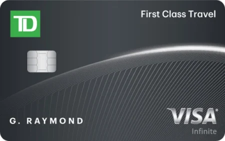 td first class travel visa card