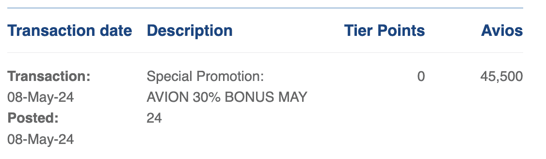 Convert your RBC Avion points into British Airways Avios with a 30% bonus - avion avios transfer promo