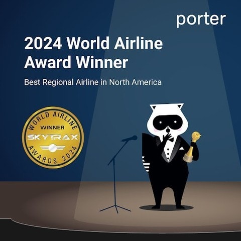 Porter décroche une récompense lors du Skytrax 2024