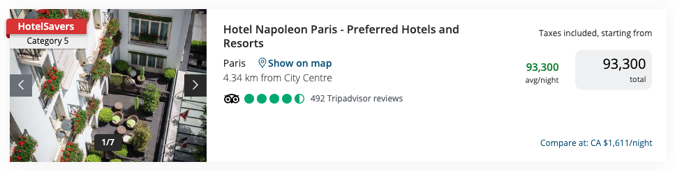 hotel napoleon paris hotelsavers