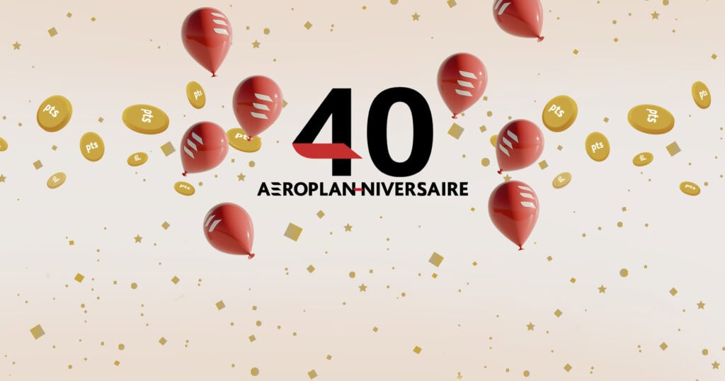 Aeroplan-niversaire 40