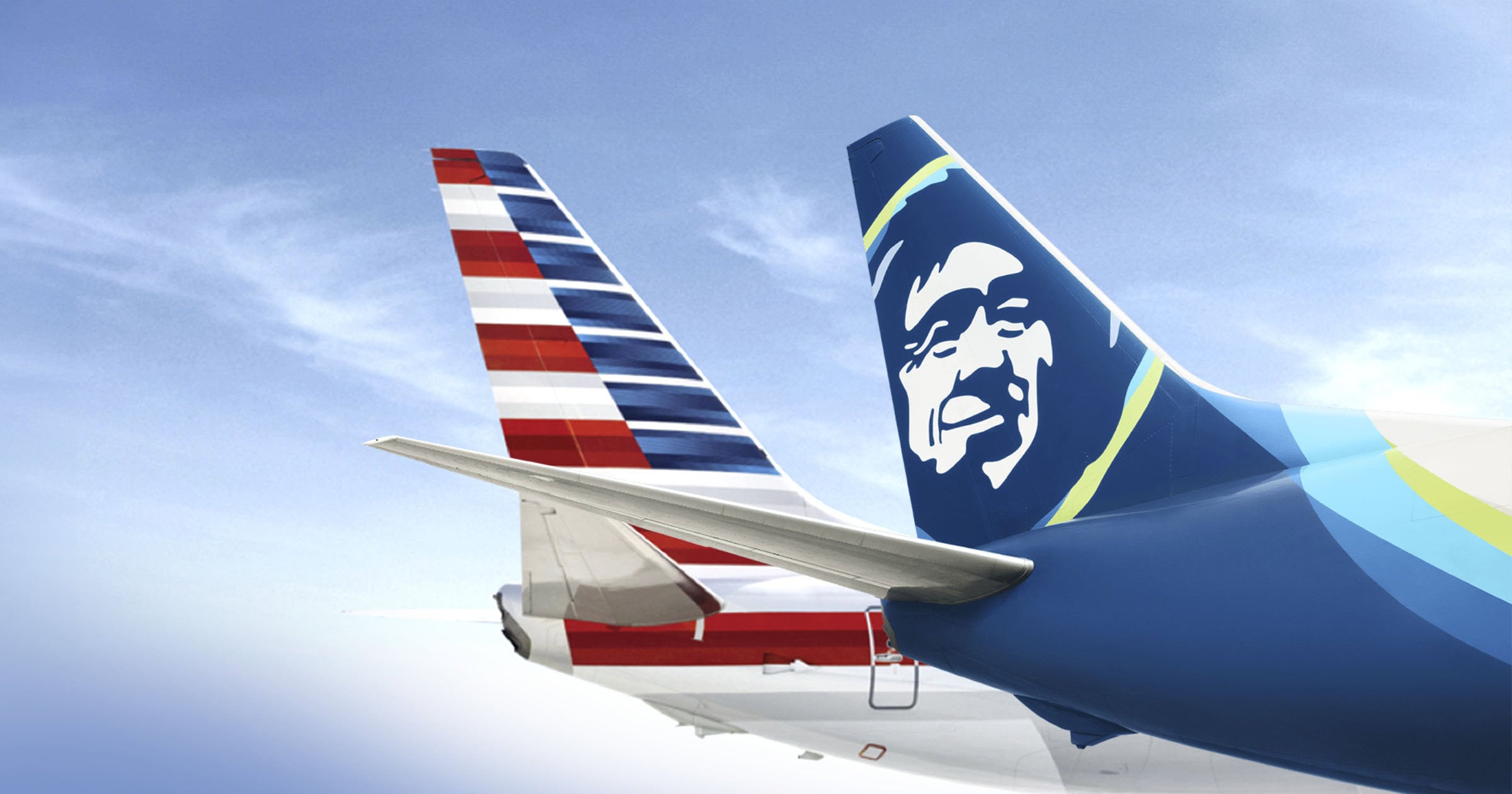 Alaska Airlines American Airlines 2400x1260