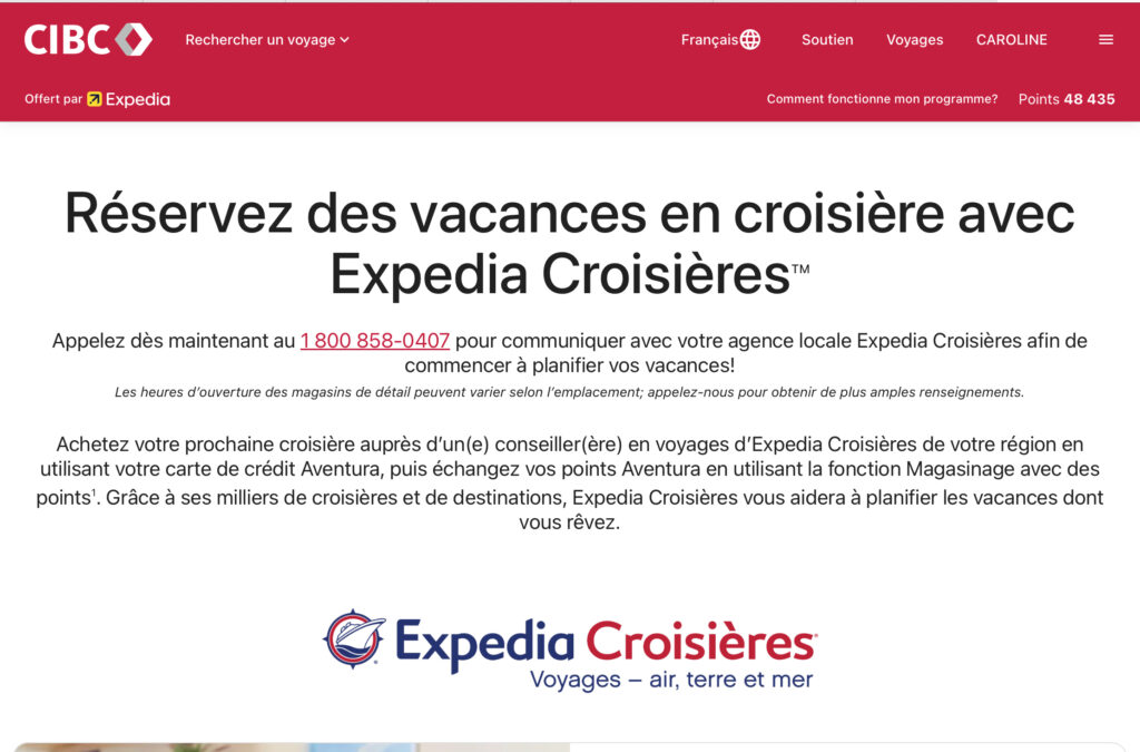 CIBC Croisiere Expedia