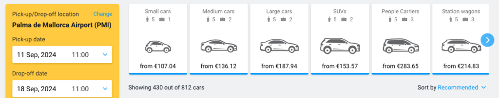 Renting a Car in Mallorca with Discover Cars