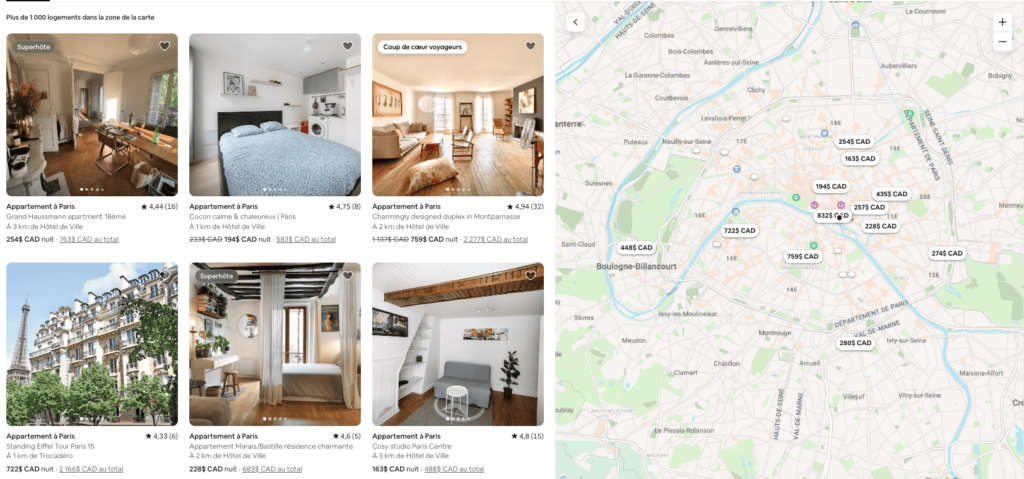 airbnb paris 2024 FR