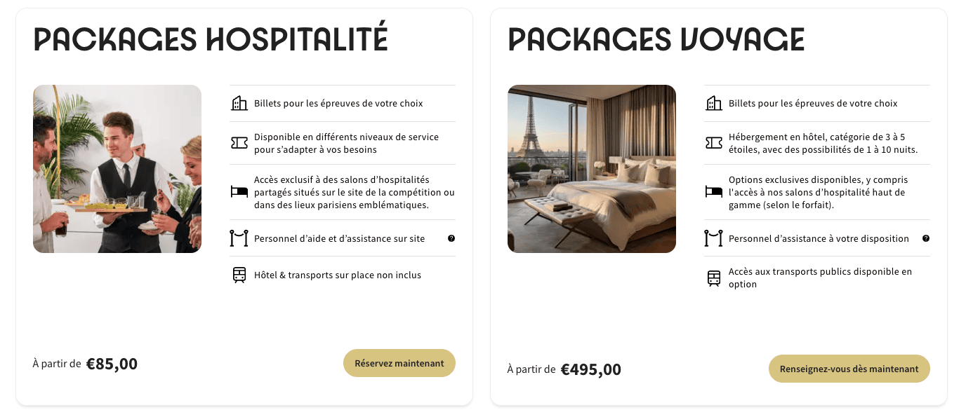 Paris 2024&nbsp;: Conseils pour assister aux Jeux olympiques à la dernière minute - forfaits hospitalite paris 2024