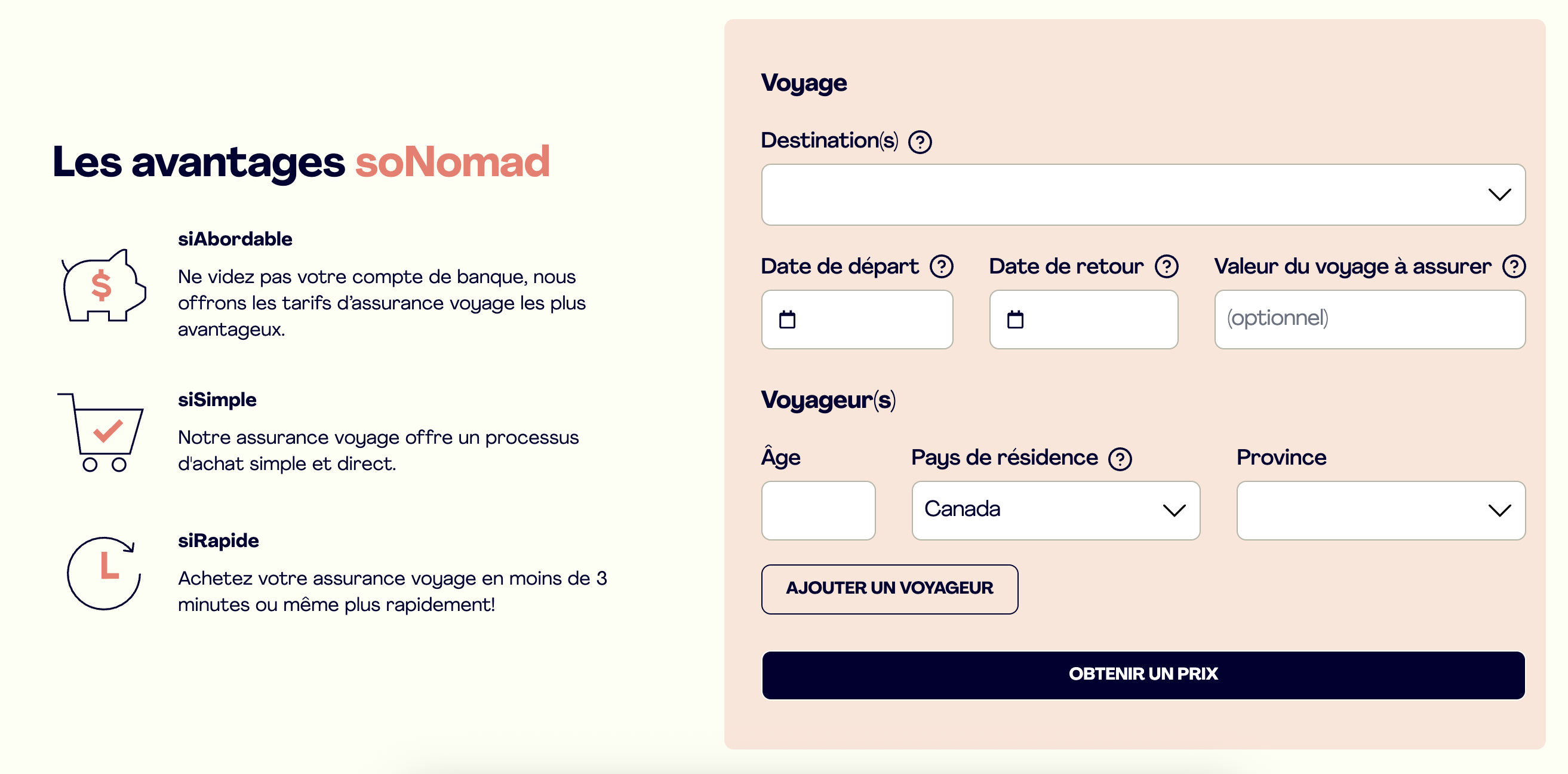 Assurance santé visiteurs au Canada&nbsp;: soNomad, la solution abordable (PVT, super visa, étudiants) - so nomad assurances soumission fr
